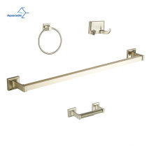 Aquacubic European Style 4 Stücke Golden Kristall Waschraum Toilettenhardware -Set Badezimmerzubehör Set